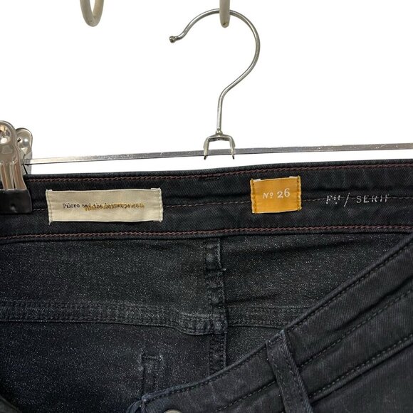 Pilcro And The Letterpress By Anthropologie Jeans Sz 26 Denim Pockets Zip Ankle - Picture 6 of 12